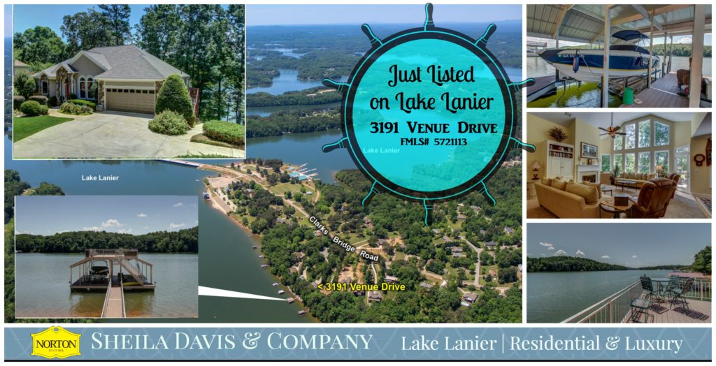 Lake Lanier Home for sale 3191 Venue Drive www.lakelaniersfinest.com