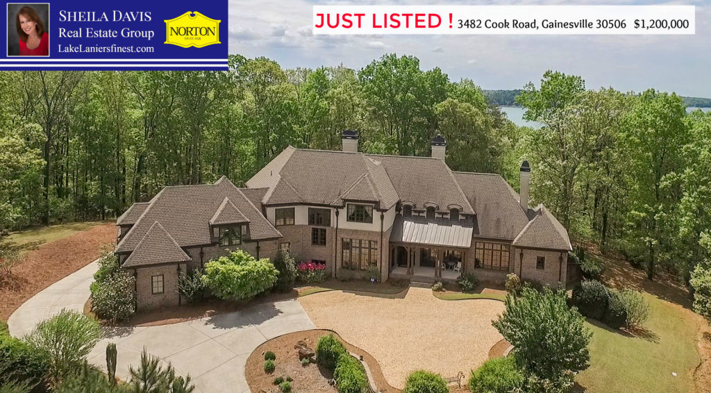 Just listed home for sale on Lake Lanier Georgia GA