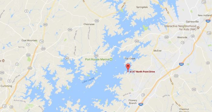 0 6147 N Point Dr MAP build a home on south lake lanier or renovate