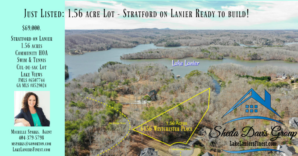 Lake Lanier Lot for sale, Stratford on Lanier, Sheila Davis Real Estate, Michelle Sparks