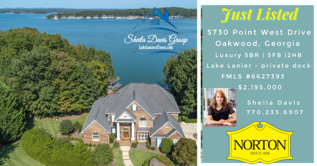 Luxury homes on Lake Lanier for sale Sheila Davis Real Estate Group