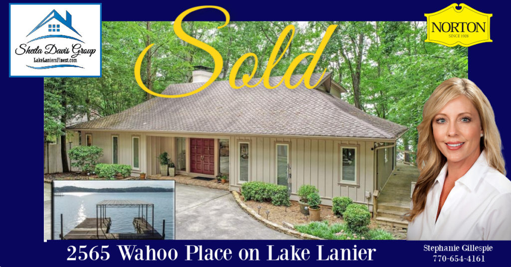 Lake Lanier home sold by Stephanie Gillespie, Sheila Davis Group