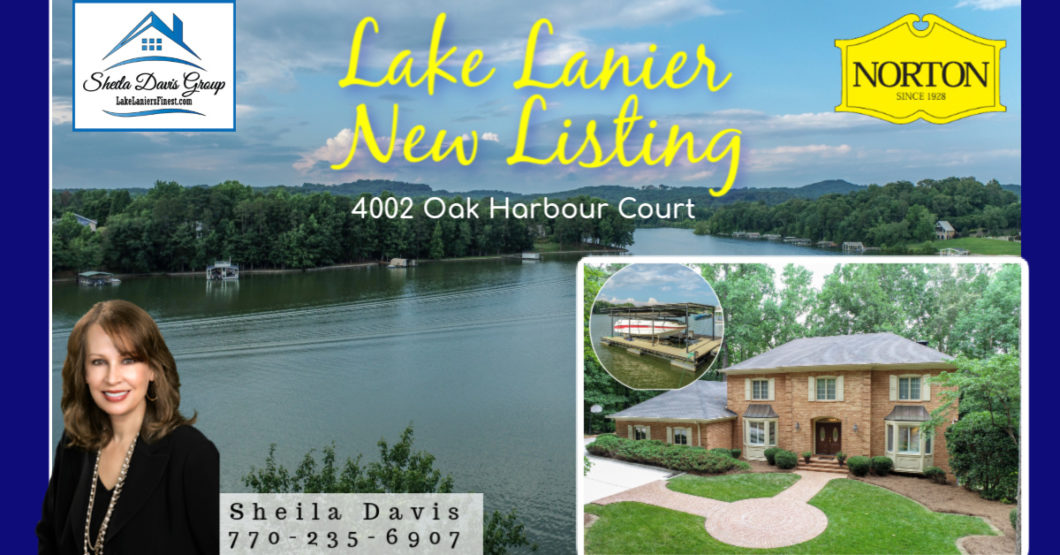 Lake Lanier home for sale with dock