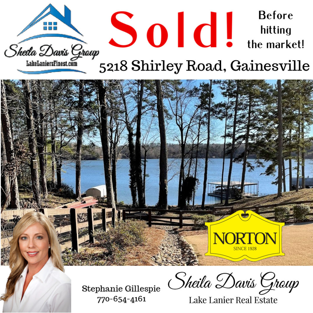 Lake Lanier homes for sale Stephanie Gillespie Sheila Davis Group Norton