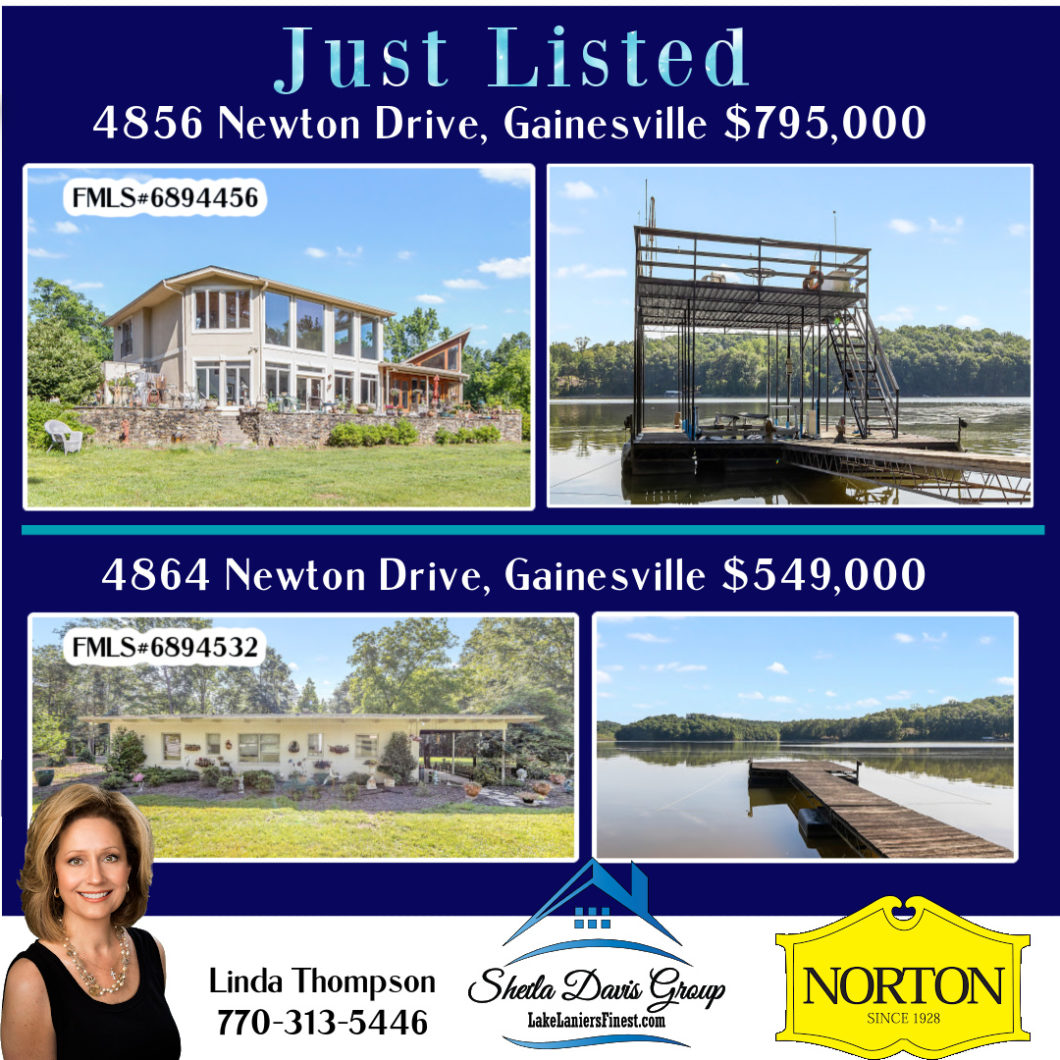 just listed on Lake Lanier homes for sale
